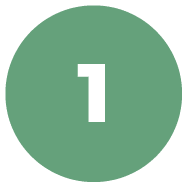 A green circle with the white number 1 in the center, symbolizing excellence in electrical system design.
